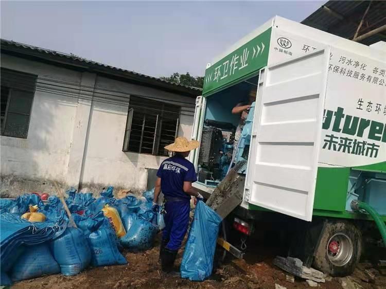 盐津工业污泥压干处理